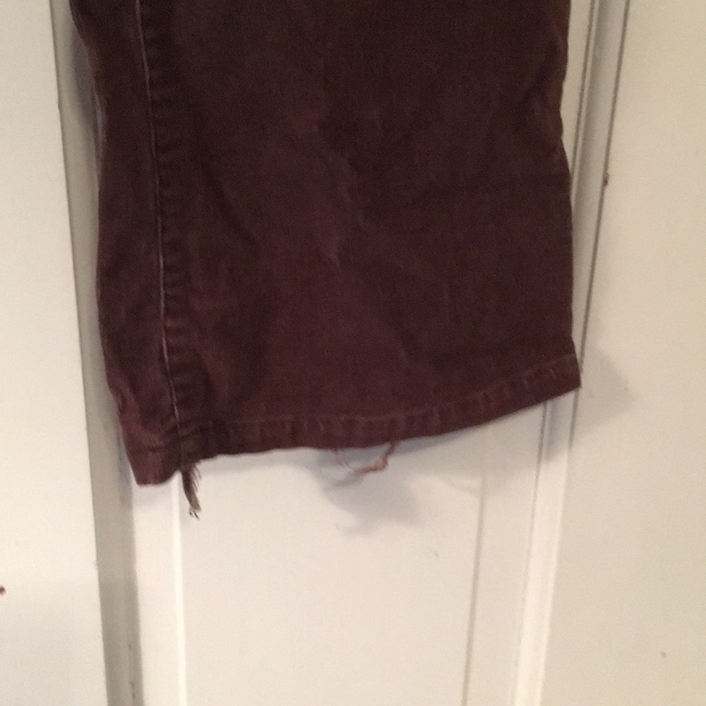 Brown Corduroy Fossil pants worn - Picture 3 of 4